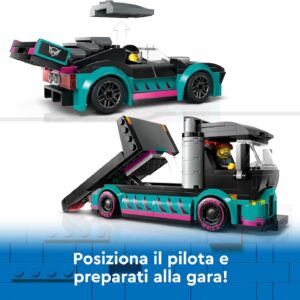 Auto da corsa e trasportatore - LEGO - immagine 9