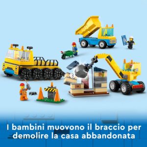 Camion da cantiere e gru con palla da demolizione - LEGO - immagine 9