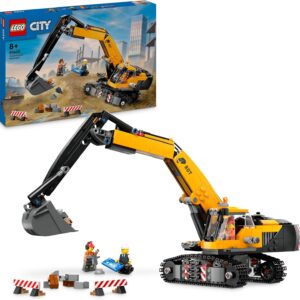 Escavatore da cantiere giallo - LEGO - immagine 1