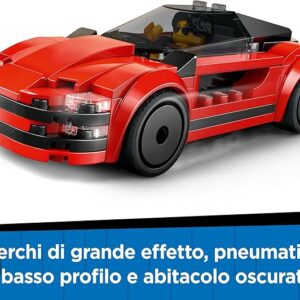 Auto sportiva rossa - LEGO - immagine 3