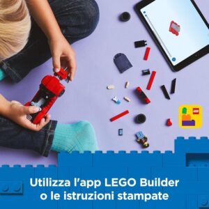 Auto sportiva rossa - LEGO - immagine 4