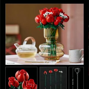 Bouquet di rose - LEGO - immagine 8