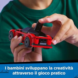 Auto sportiva rossa - LEGO - immagine 6