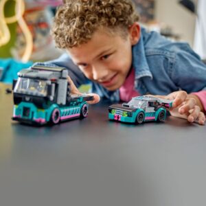 Auto da corsa e trasportatore - LEGO - immagine 7