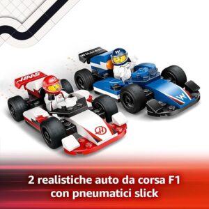 Monoposto Williams Racing e Haas F1 - LEGO - immagine 6