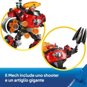 Knuckles vs. il Mech Egg Crusher del Dr. Eggman - LEGO - immagine 7