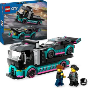 Auto da corsa e trasportatore - LEGO - immagine 1