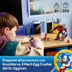 Knuckles vs. il Mech Egg Crusher del Dr. Eggman - LEGO - immagine 5