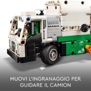 Camion della spazzatura Mack LR Electric - LEGO - immagine 4