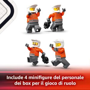 Pitstop e meccanici con monoposto Ferrari F1 - LEGO - immagine 4