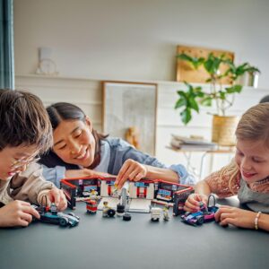Garage con monoposto Mercedes-AMG e Alpine F1 - LEGO - immagine 6