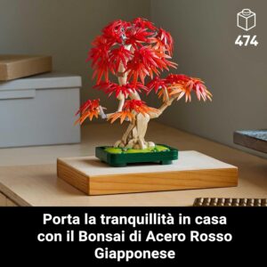 Bonsai di acero rosso giapponese - LEGO - immagine 7