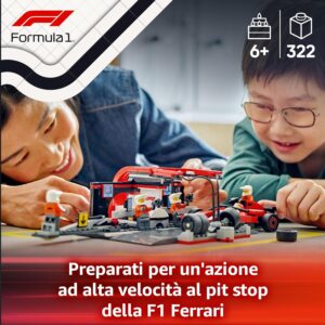 Pitstop e meccanici con monoposto Ferrari F1 - LEGO - immagine 8
