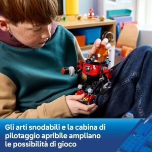 Knuckles vs. il Mech Egg Crusher del Dr. Eggman - LEGO - immagine 8