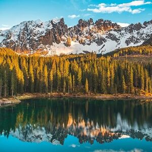 Puzzle 1000 pz - Lago di Carezza - RAVENSBURGER - immagine 2