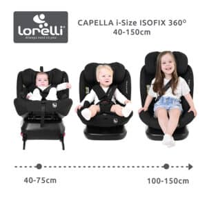 Seggiolino auto Capella i-Size 40-150 cm ISOFIX 360 - LORELLI - immagine 20