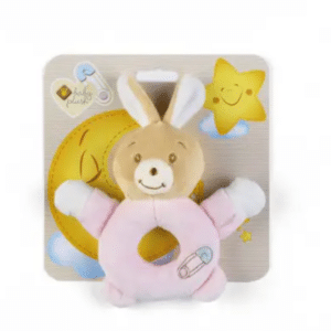 Sonaglino coniglietta ad anello 14cm - PLUSH & COMPANY - immagine 1