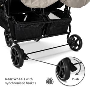 Passeggino gemellare duo con borsa fino a 22 kg - LORELLI - immagine 14