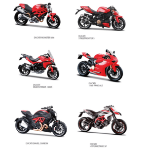 Assortimento moto ducati 1:18 - BBURAGO - immagine 2