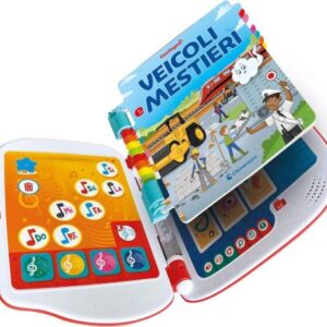 Libro racconta storie girapagina veicoli e mestieri - CLEMENTONI - immagine 2