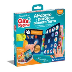 Libro girapagina alfabeto e parole - CLEMENTONI - immagine 2