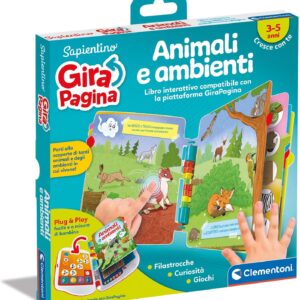 Libro girapagina animali - CLEMENTONI - immagine 2