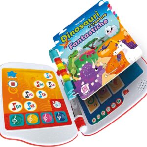 Libro girapagina dinosauri - CLEMENTONI - immagine 2