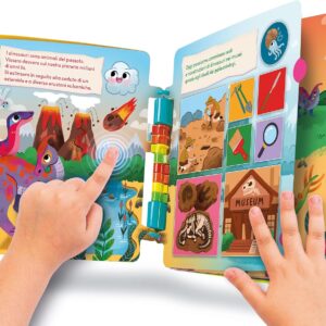 Libro girapagina dinosauri - CLEMENTONI - immagine 3