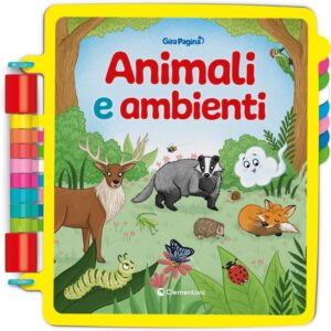 Libro girapagina animali - CLEMENTONI - immagine 1