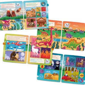 Libro girapagina dinosauri - CLEMENTONI - immagine 4