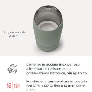 Bollitore scalda latte e scalda biberon portatile 500 ml HOT'N'GO- NUVITA - immagine 6
