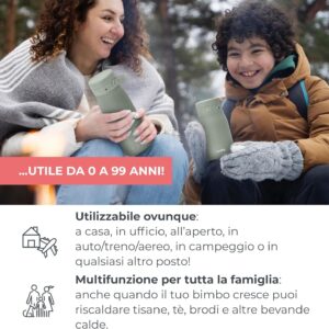 Bollitore scalda latte e scalda biberon portatile 500 ml HOT'N'GO- NUVITA - immagine 7