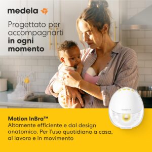 Tiralatte elettrico indossabile Motion INBRA singolo - MEDELA - immagine 3