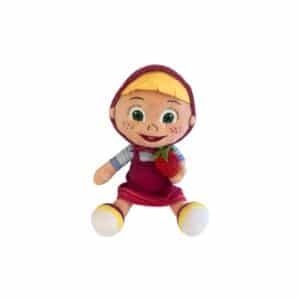 Peluche Masha con fragola 35 cm - PTS - immagine 1