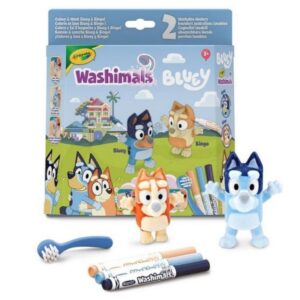 Washimals Bluey & Bingo Set 2 Personaggi Lavabili – Crayola - immagine 2